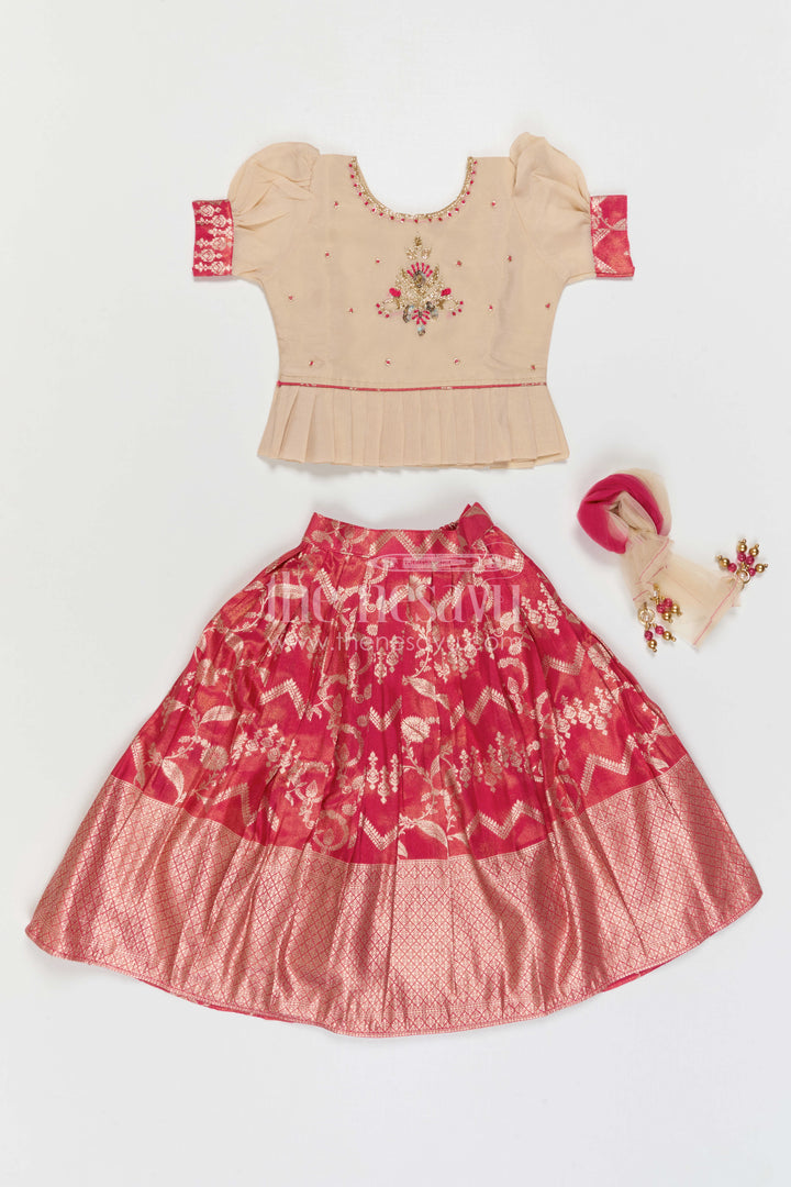 Pattu Pavadai for Girls for Festive Occasions and Traditional Events