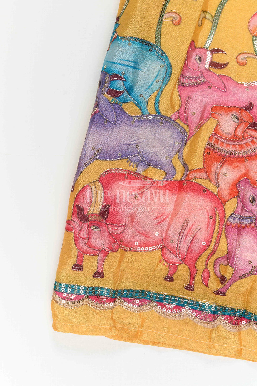 Toddler Girl Pattu Pavadai for Festive Events and Birthdays