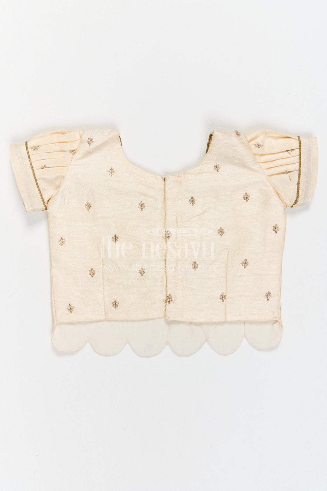 Infant Pattu Pavadai for Naming Ceremony and Temple Visit