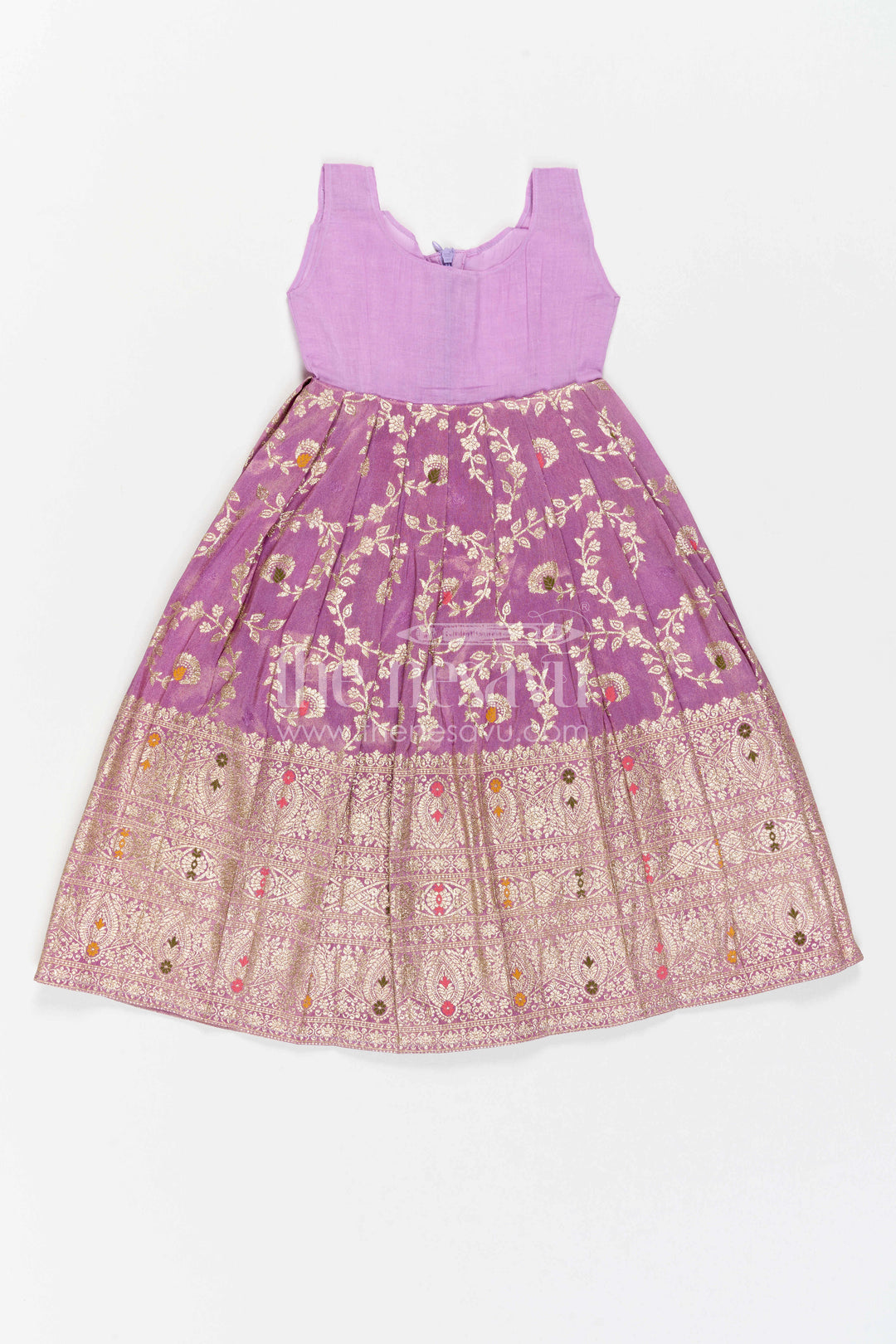Toddler Girl Pattu Pavadai for Pooja and Ethnic Day