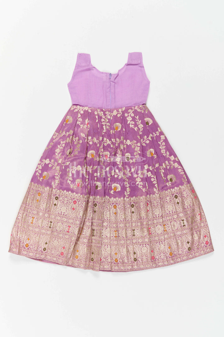 Toddler Girl Pattu Pavadai for Pooja and Ethnic Day