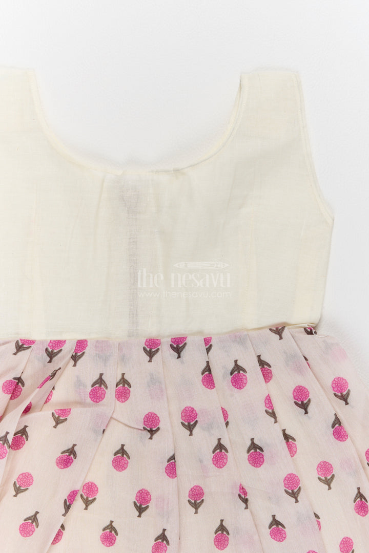 Silk Pavadai Sattai in Pink for Festive Gatherings
