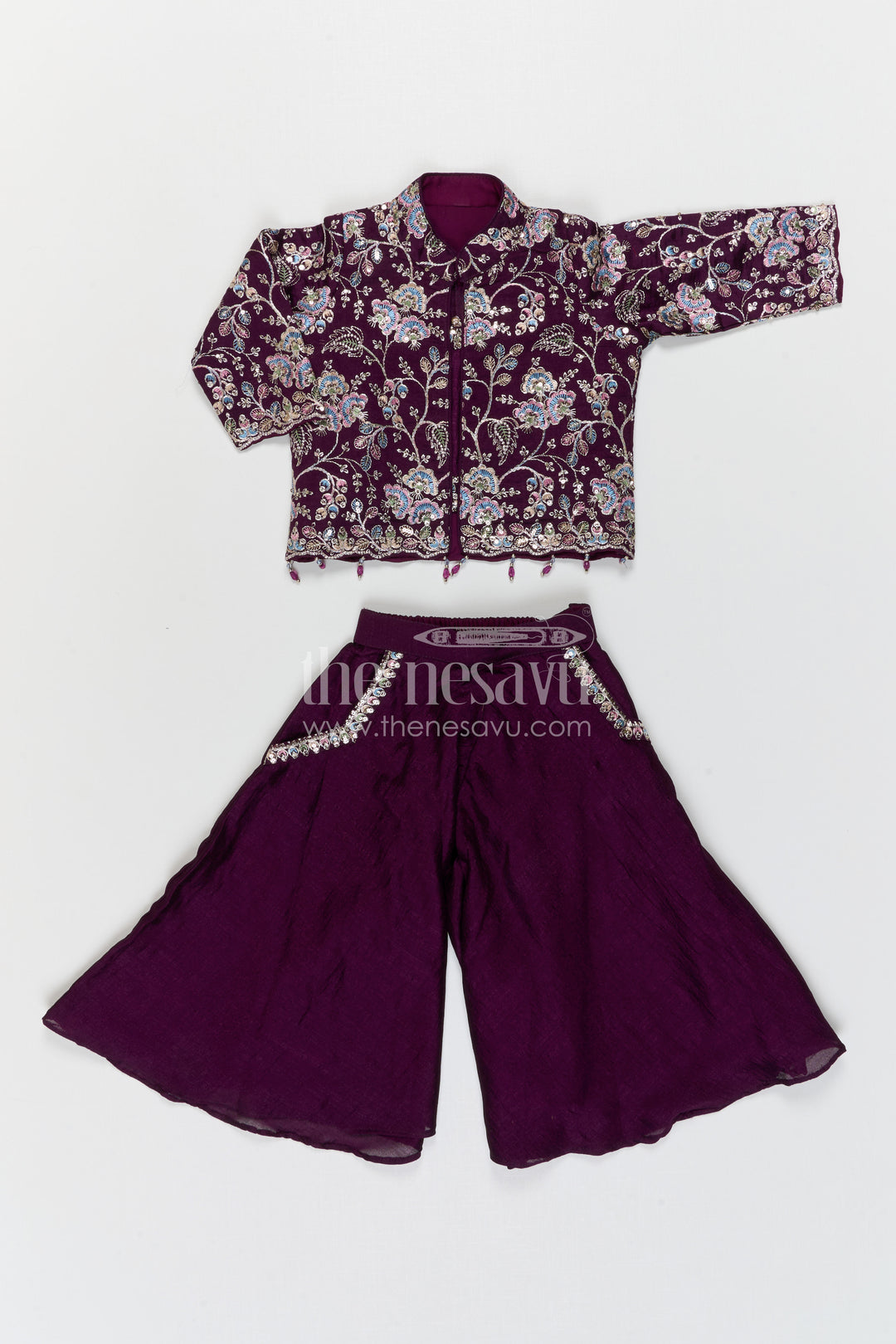 Girls Sharara Dress Set for Weddings and Festive Celebrations