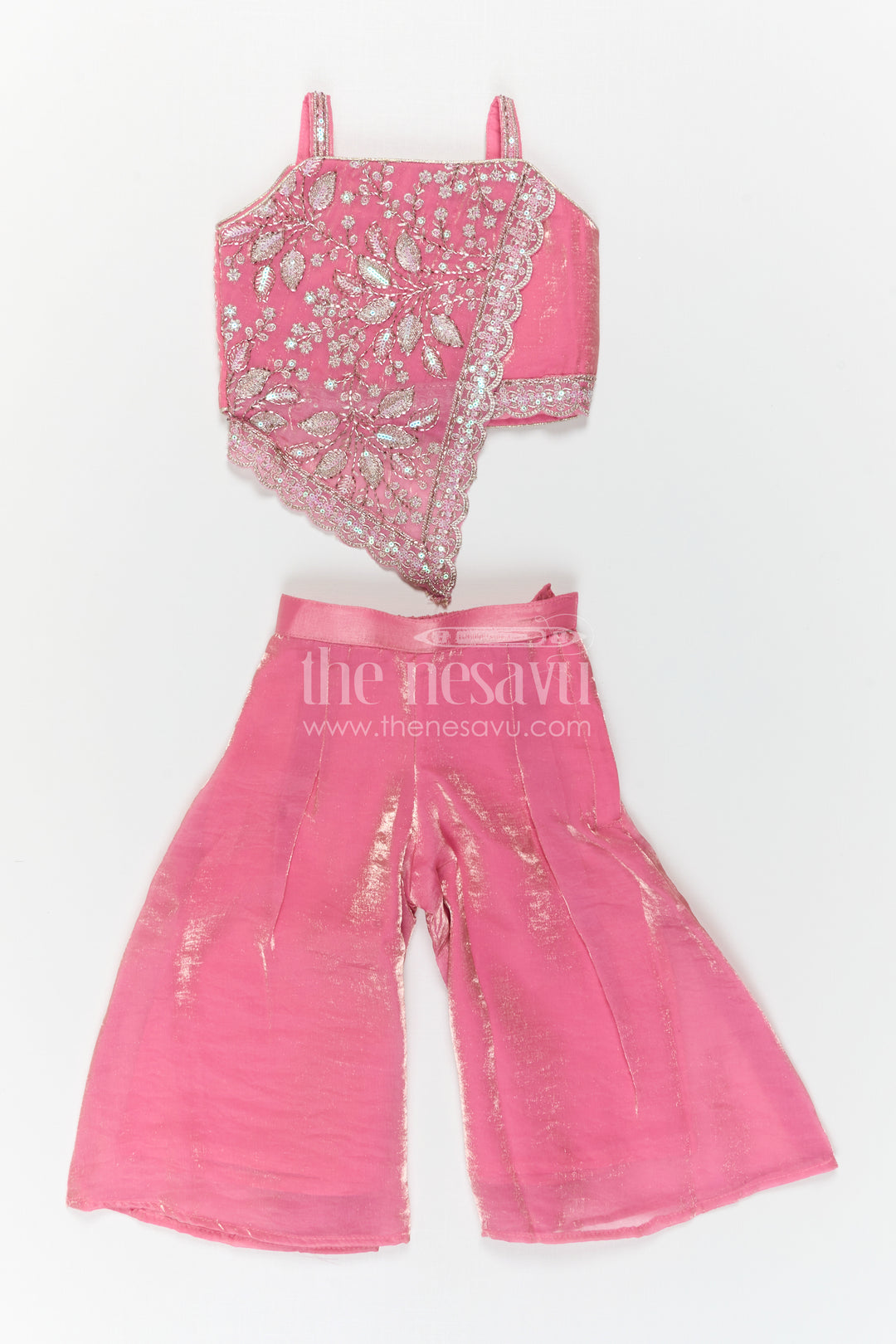 Girls Sharara Set for Festive Wear and Pongal Celebrations