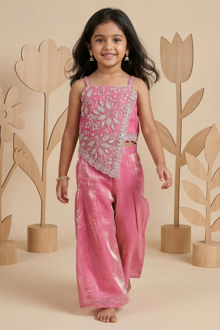 Girls Sharara Set for Festive Wear and Pongal Celebrations