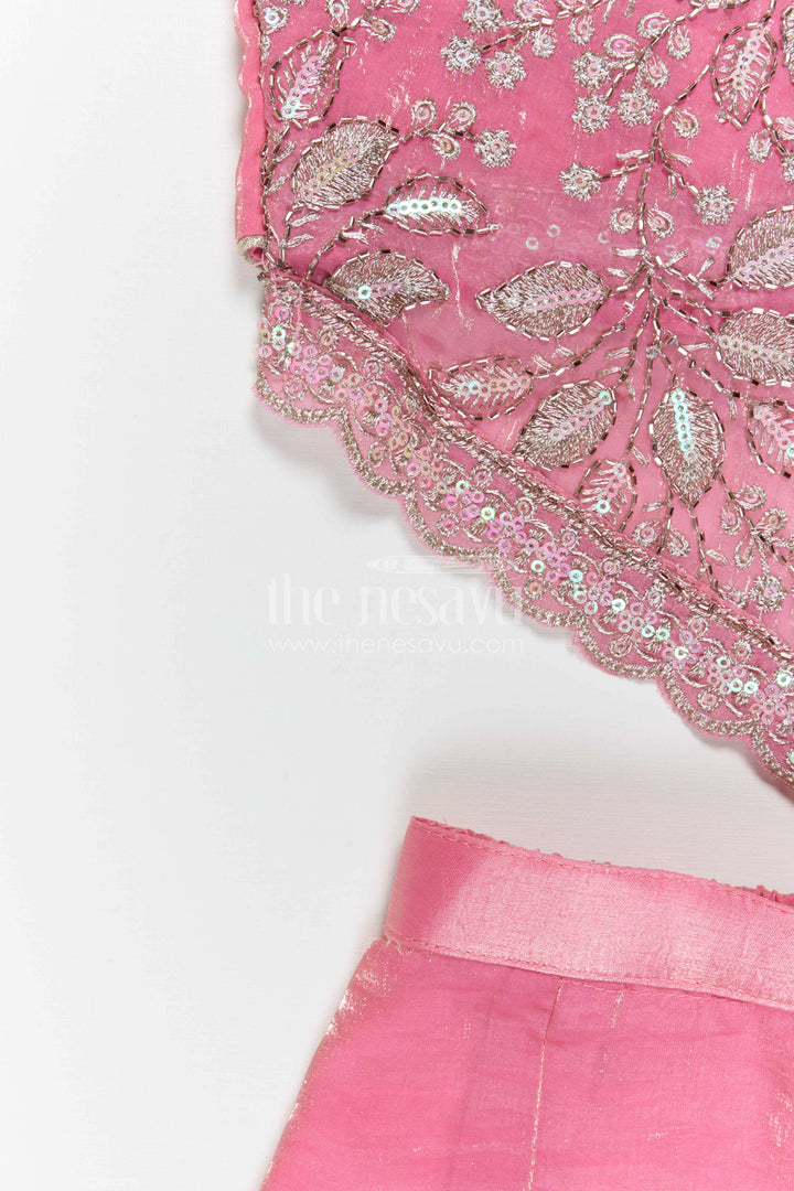 Girls Sharara Set for Festive Wear and Pongal Celebrations