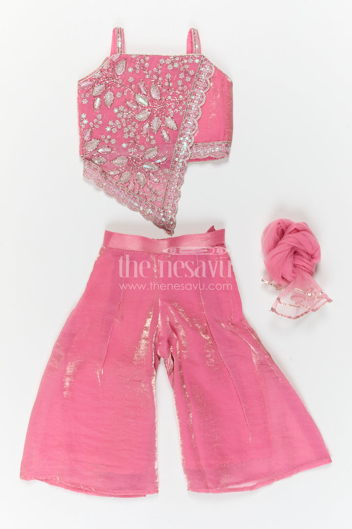 Girls Sharara Set for Festive Wear and Pongal Celebrations