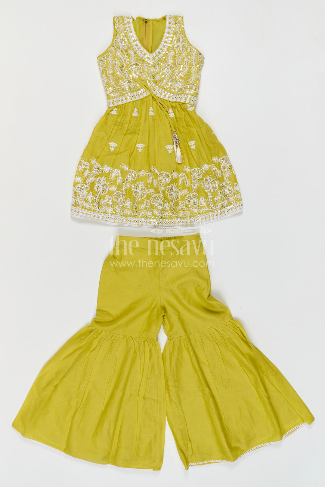 Girls Sharara Set for Festive Wear and Ethnic Functions