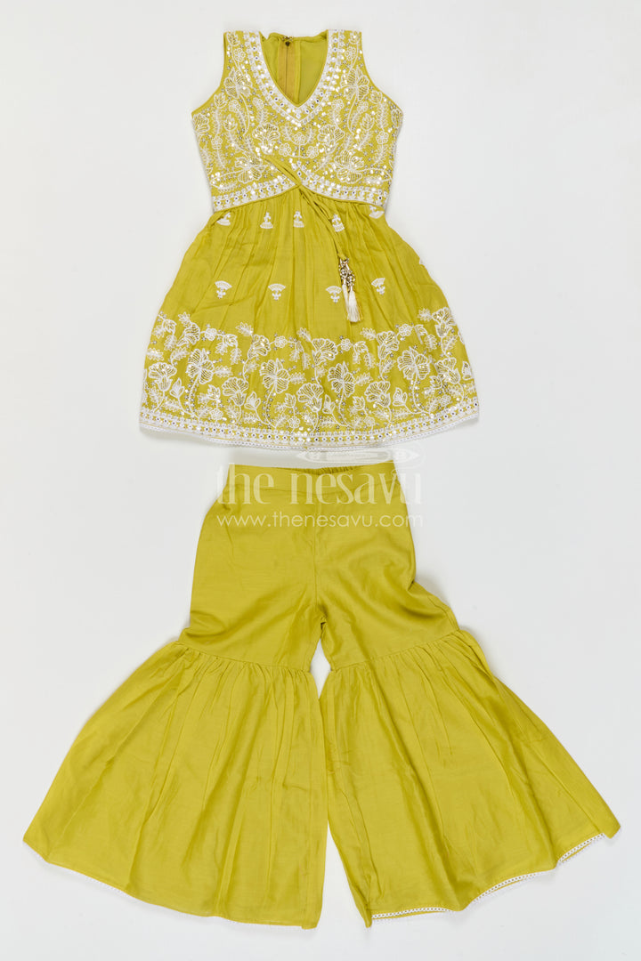 Girls Sharara Set for Festive Wear and Ethnic Functions