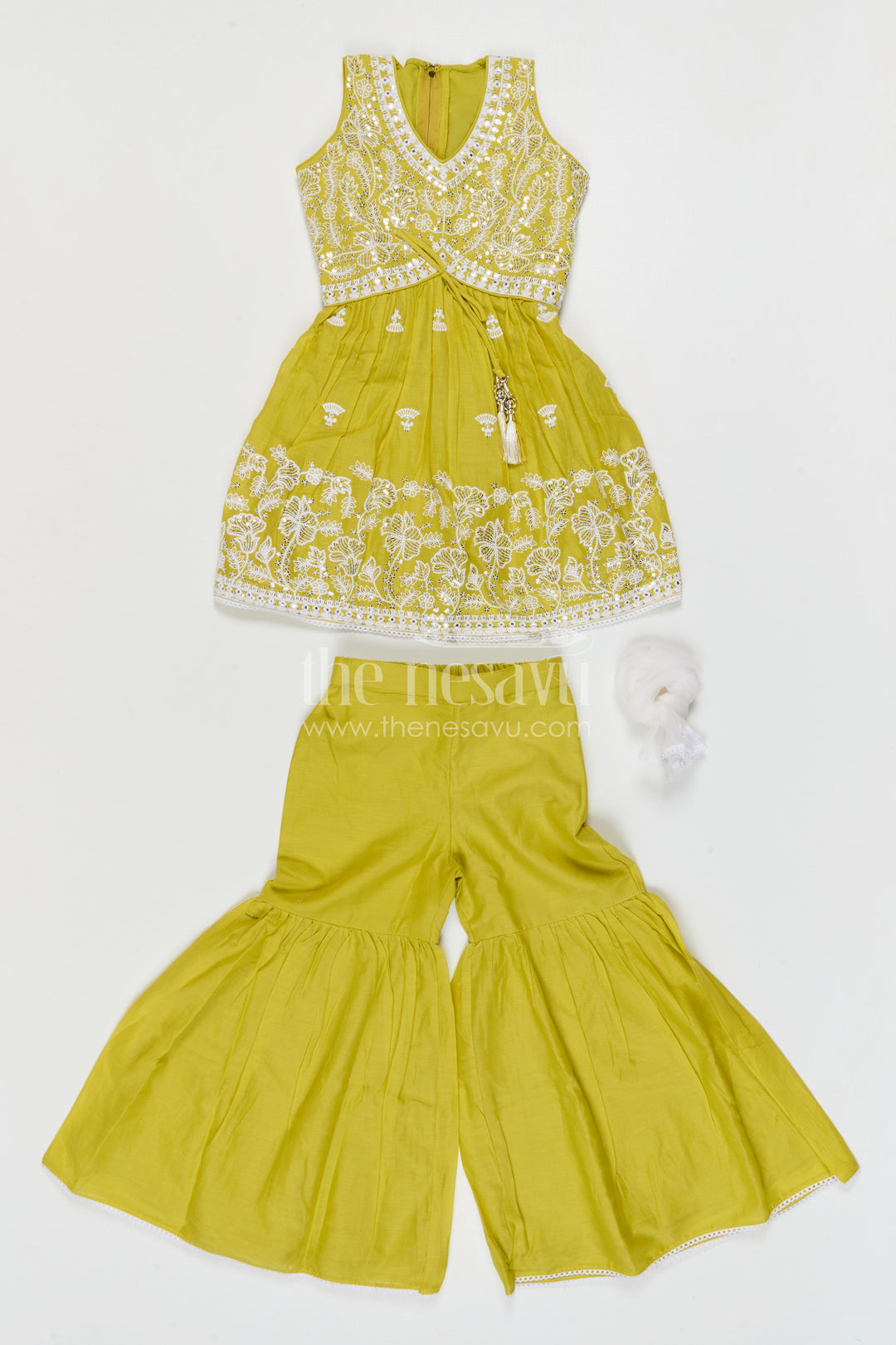 Girls Sharara Set for Festive Wear and Ethnic Functions