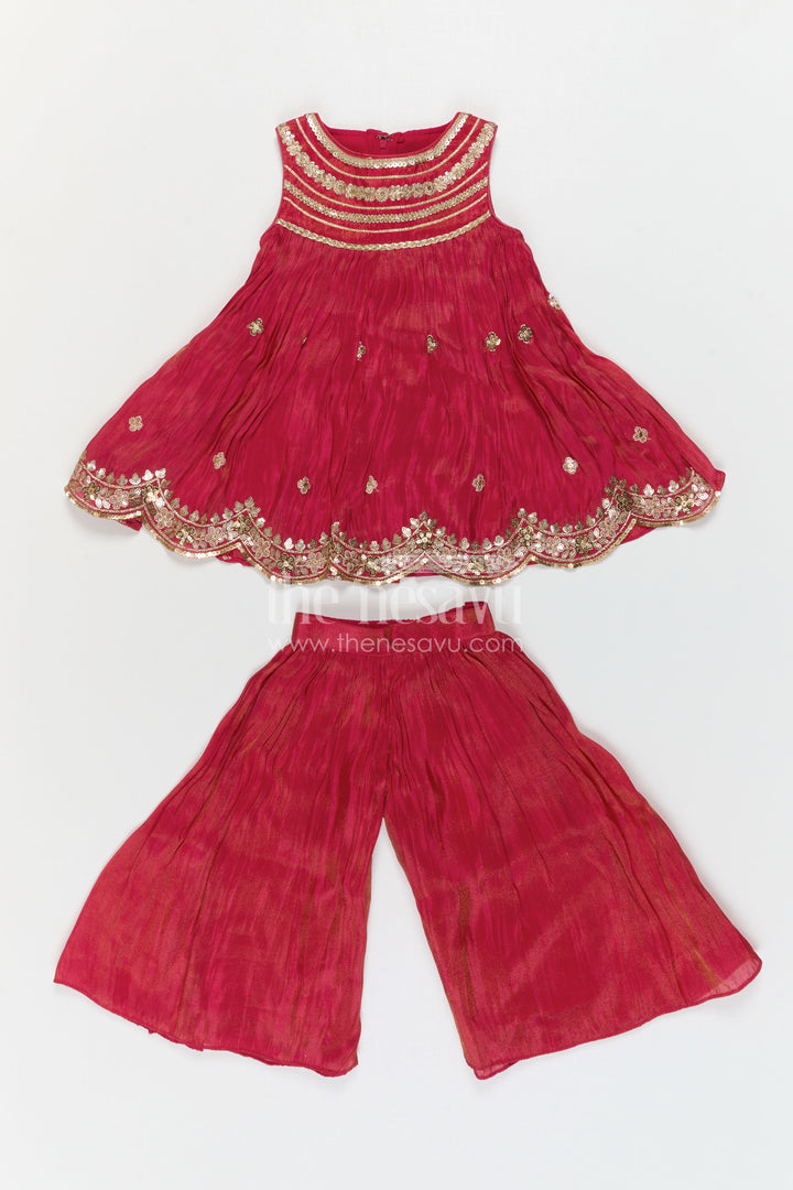 Girls Sharara Outfit for Festive Occasions and Wedding Wear