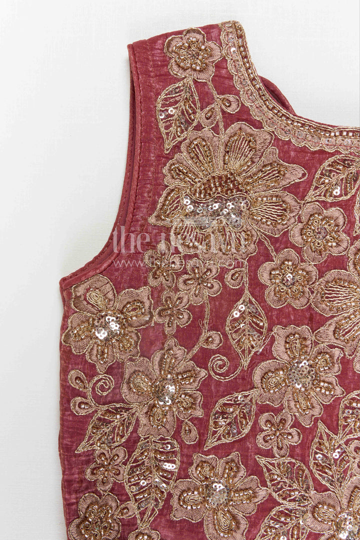 Girls Party Wear Sharara Set for Birthdays and Festive Evenings