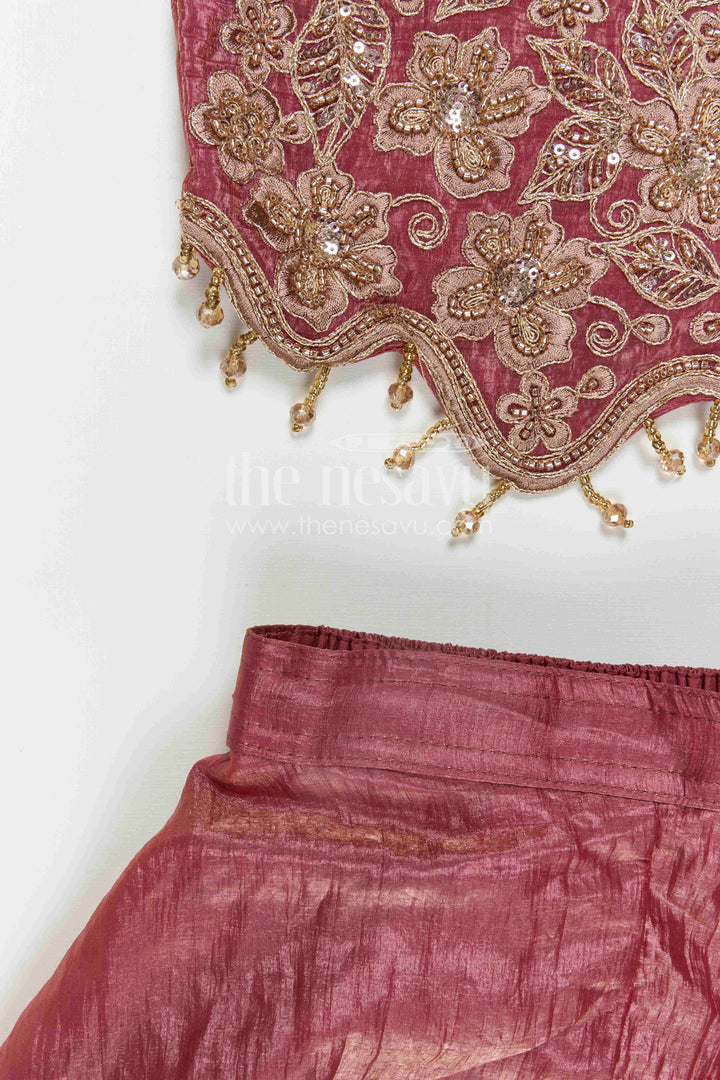Girls Party Wear Sharara Set for Birthdays and Festive Evenings