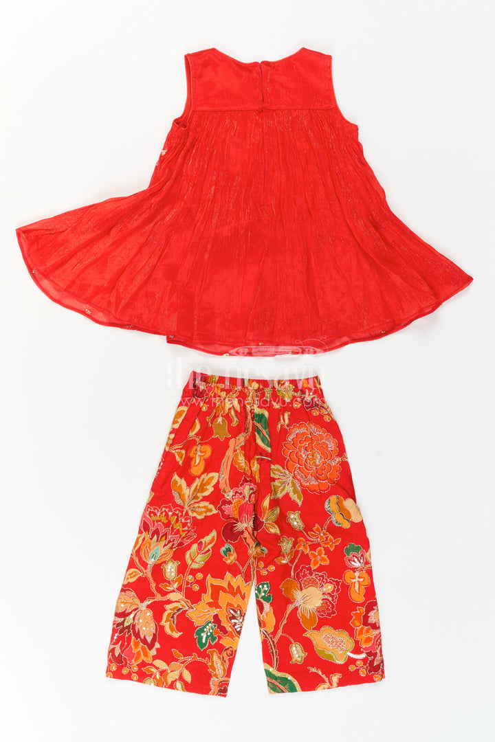 Girls Sharara Set for Weddings and Festive Family Occasions