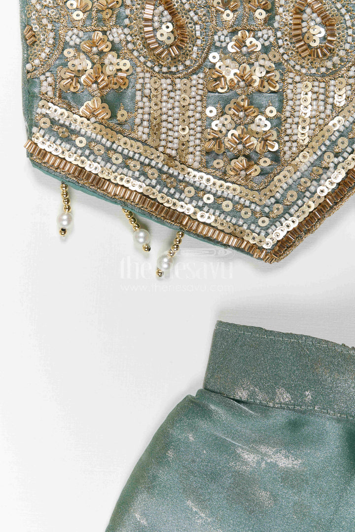 Girls Palazzo Set for Festive Weddings and Reception Parties
