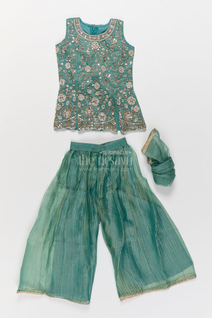 Girls Sharara Set with Smart Tailoring for Family Functions