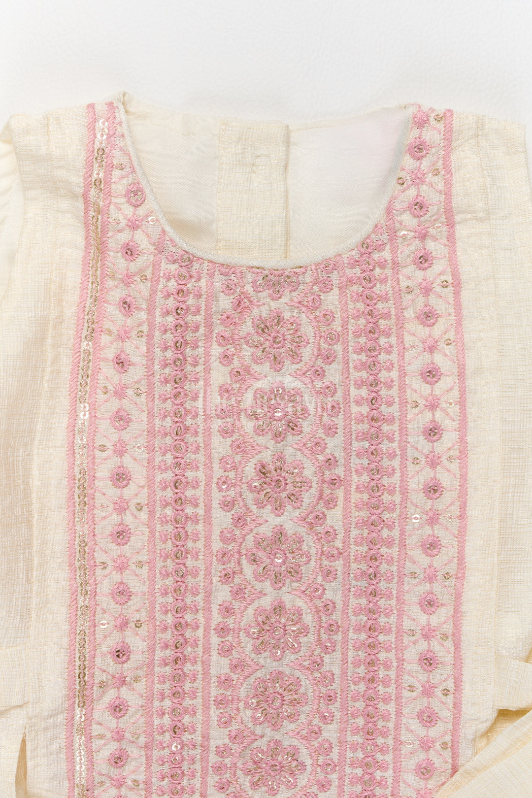Girls Sharara Set in Pink with Smart Tailoring