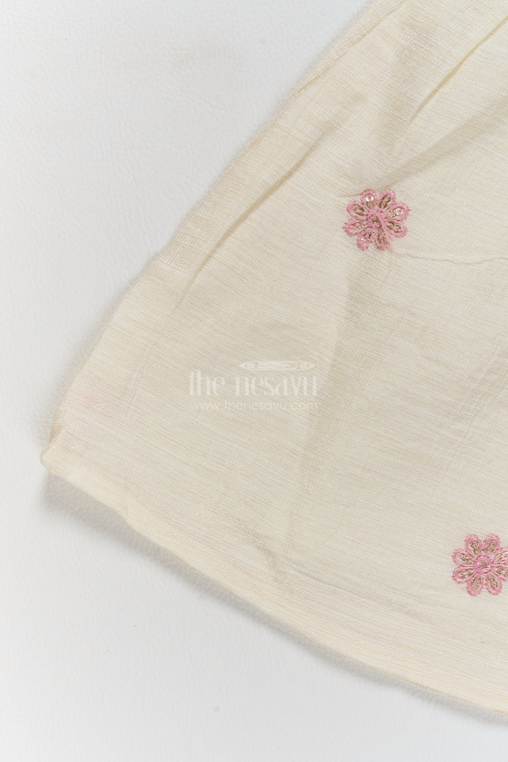 Girls Sharara Set in Pink with Smart Tailoring