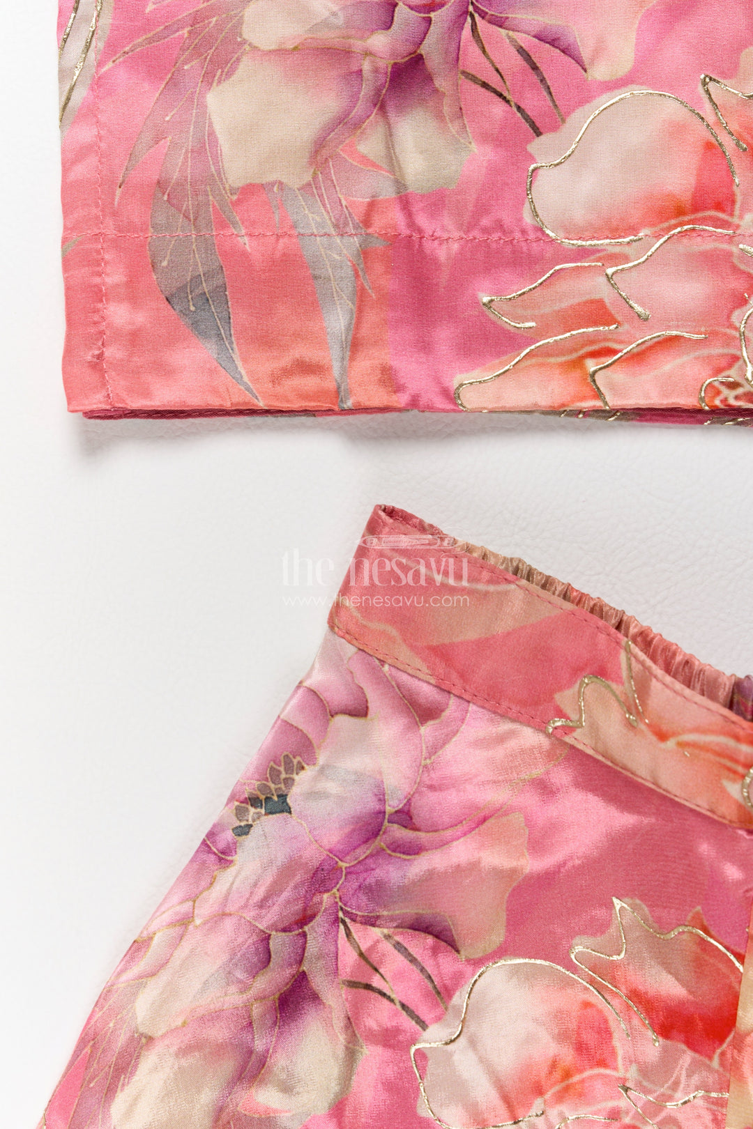 Girls Palazzo Set with Digital Print for Weddings and Parties