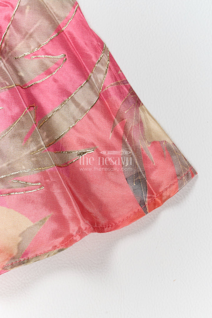 Girls Palazzo Set with Digital Print for Weddings and Parties