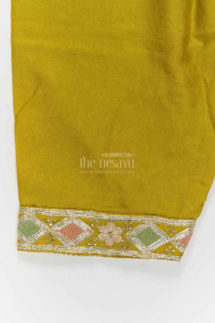 Sharara Dress for Girls in Yellow for Traditional Events