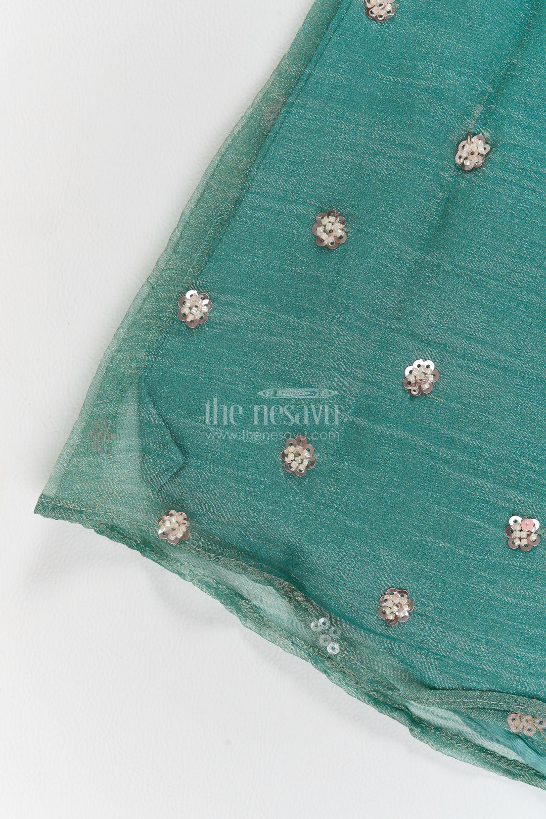 Girls Palazzo Set in Turquoise for Celebrations and Photos