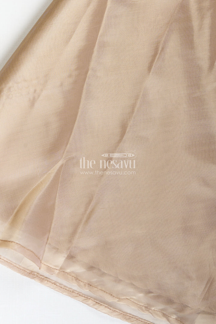 Palazzo Set for Girls with Rich Embroidered Crop Top and Sheer Dupatta in Glazed Organza Fabric