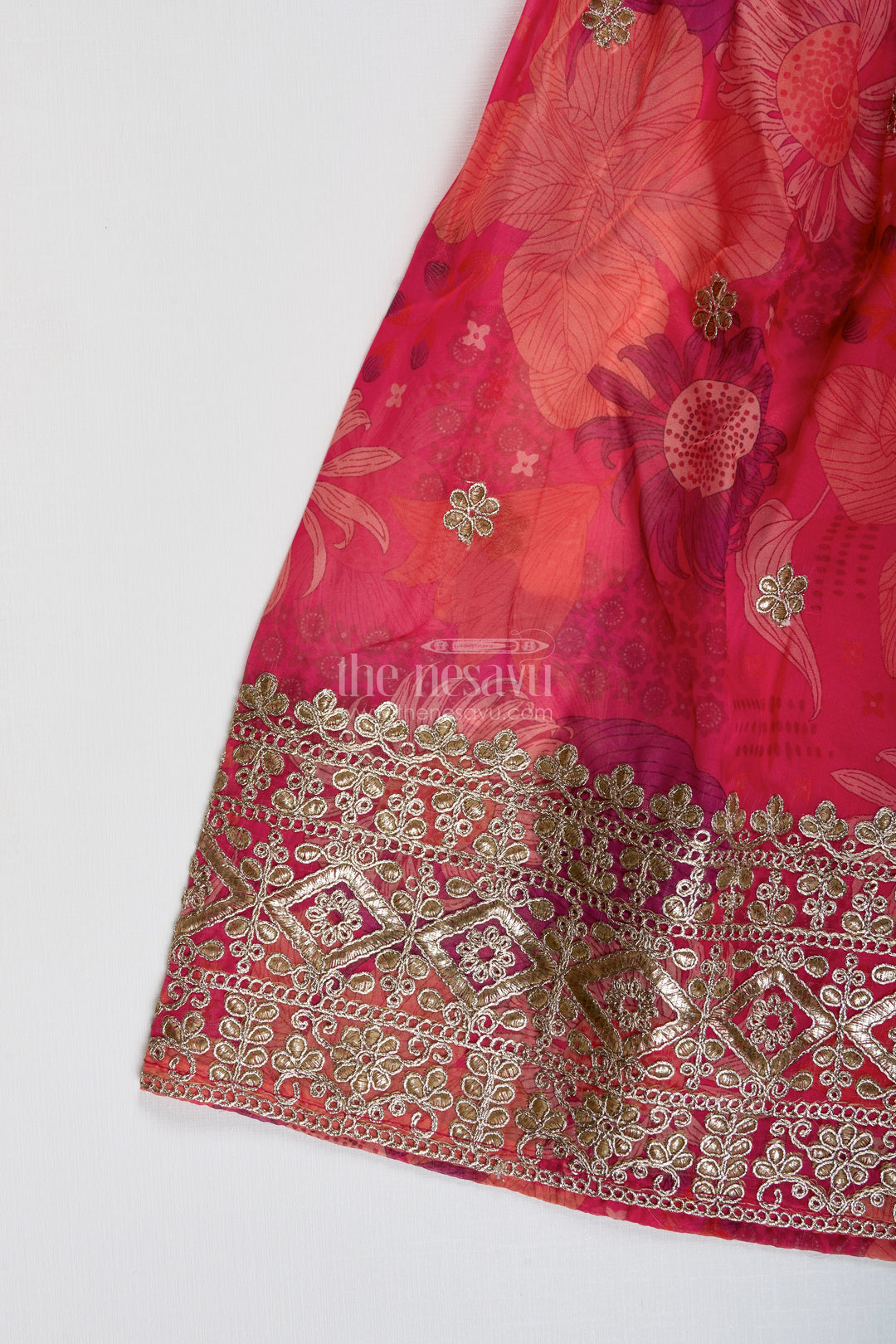 Ethnic Palazzo Pants Set For Girls Contemporary Style Printed Celebration Wear