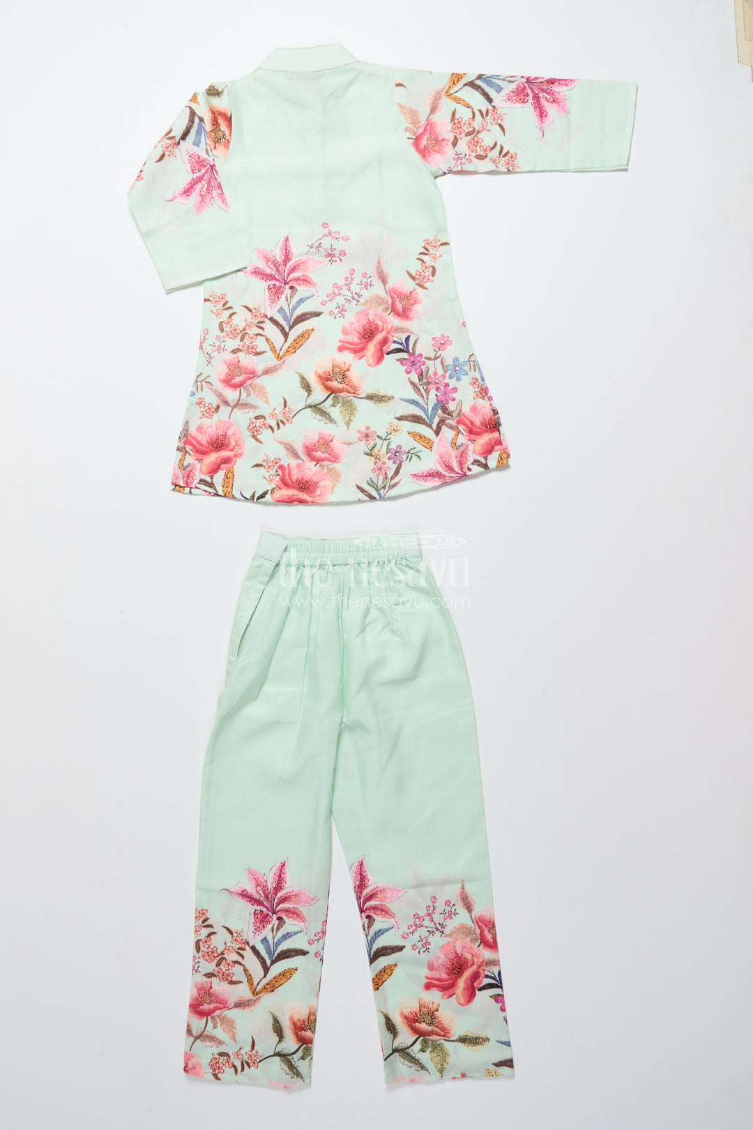 Cotton Sharara Set for Girls with Floral Digital Print