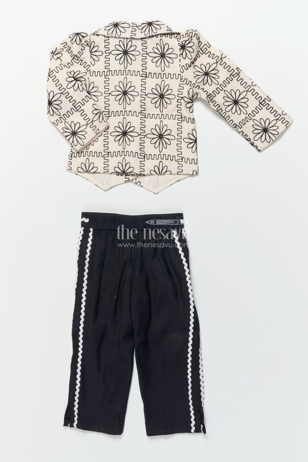Girls Blazer Set for School Functions and Casual Festive Wear