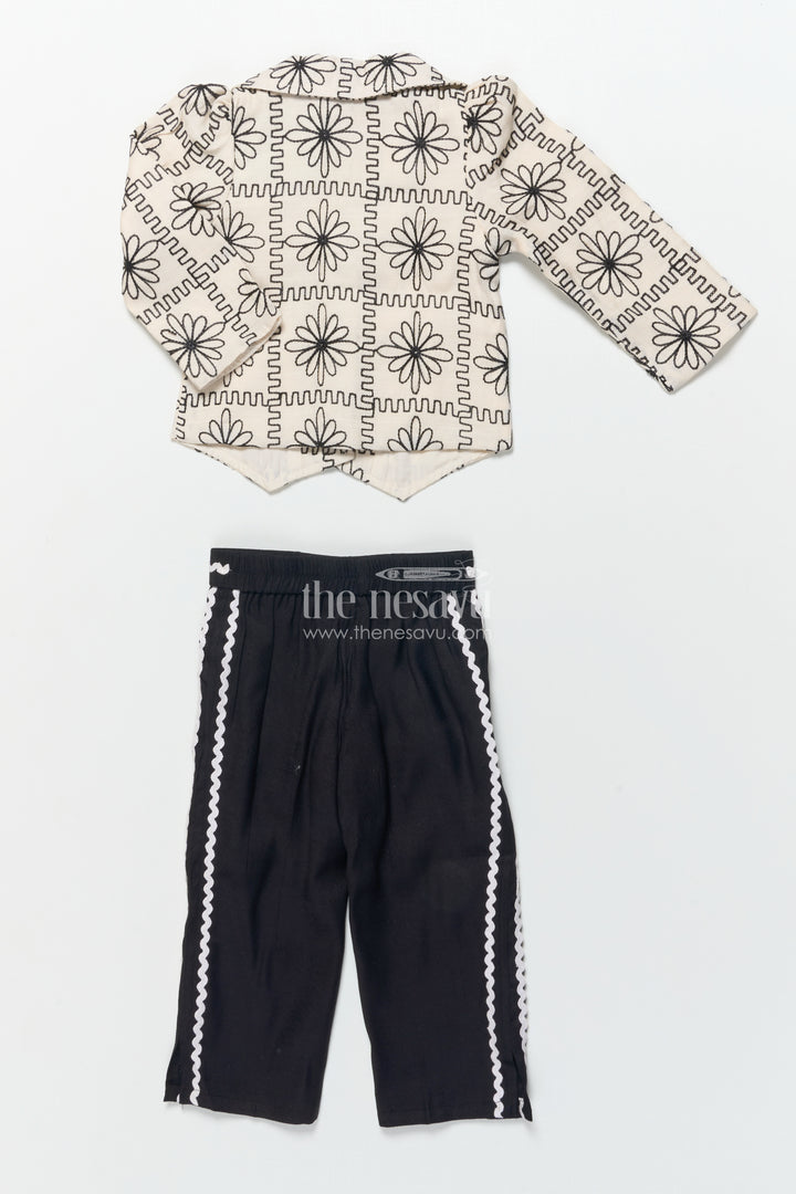 Girls Blazer Set for School Functions and Casual Festive Wear
