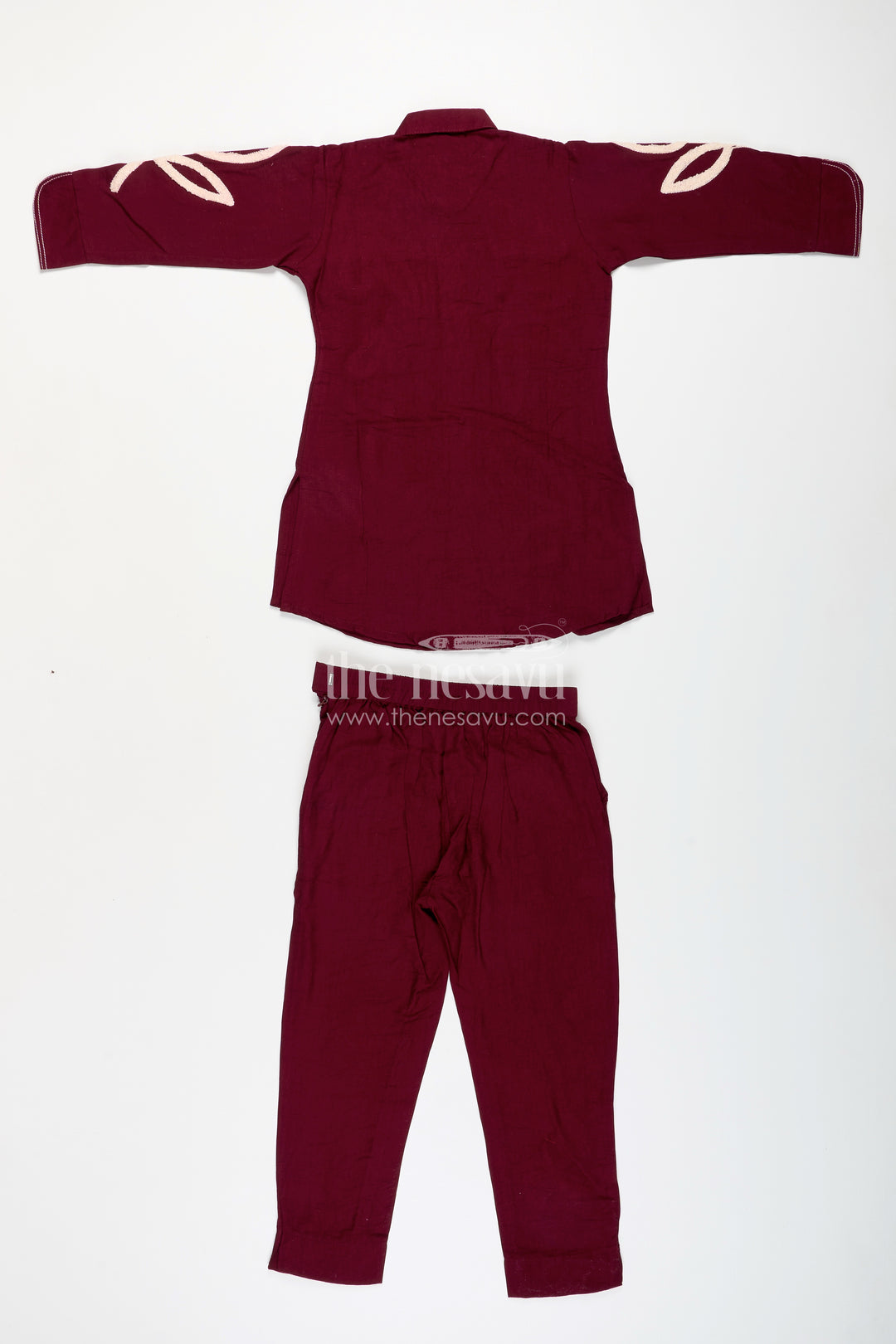 Girls embroidered plazzo set for casual festive days and school functions