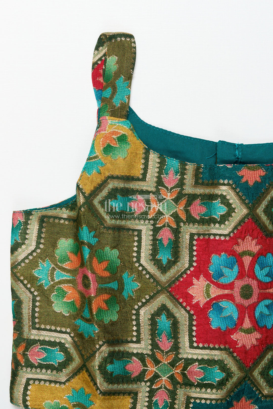 Festive ethnic sharara set with embroidered jacket and mirror detailing