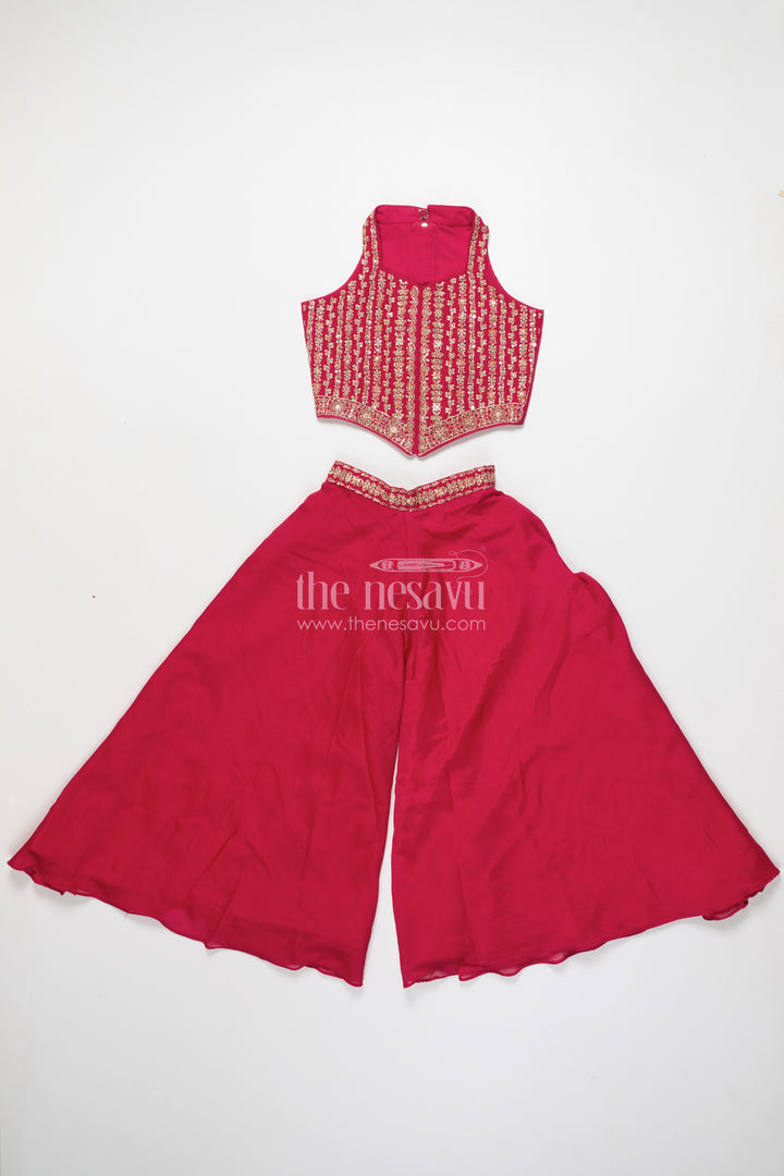 Girls palazzo set for festive celebrations and school ethnic days