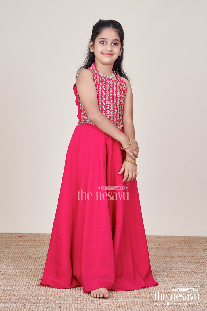 Girls Palazzo Set for Festive Celebrations and School Ethnic Days