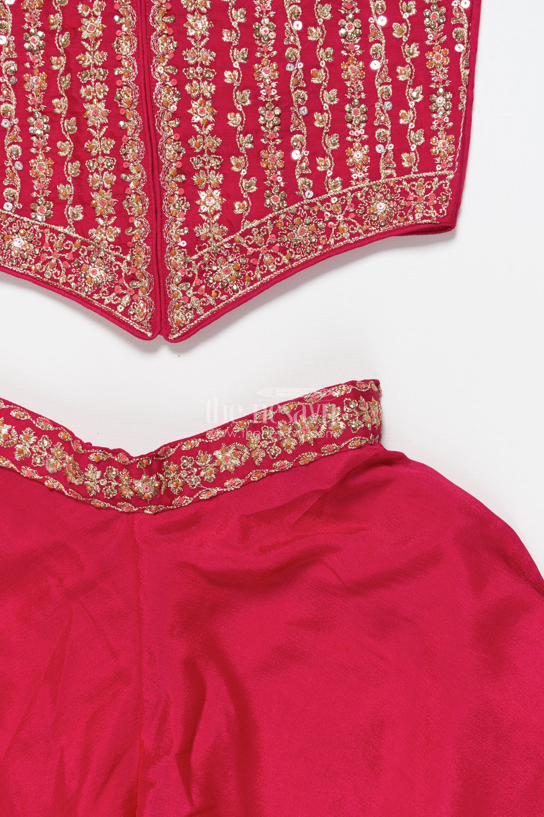 Girls palazzo set for festive celebrations and school ethnic days