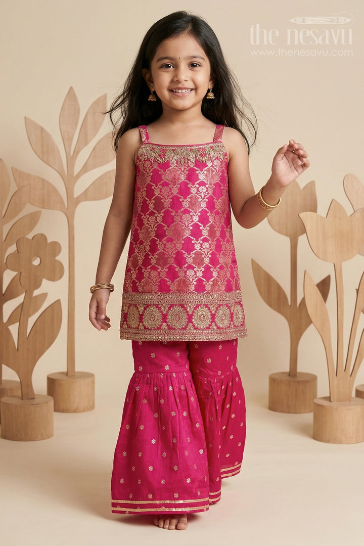 Girls Sharara Set for Traditional Celebrations and Festive Events