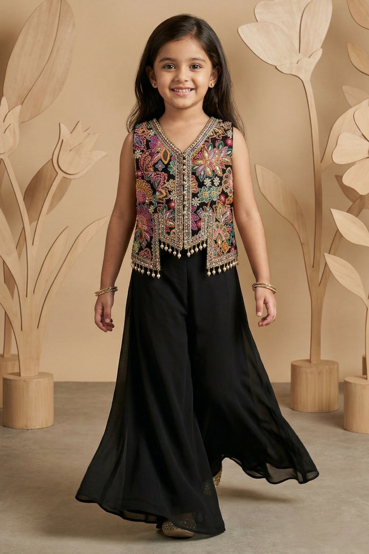 Girls Sharara Set for Festive Wear and Wedding Functions