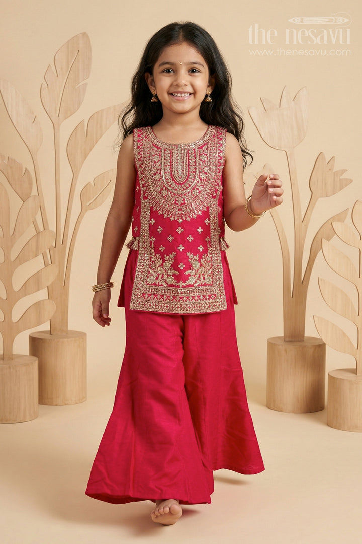 Girls Sharara Set for Weddings and Festive Typeoccasions