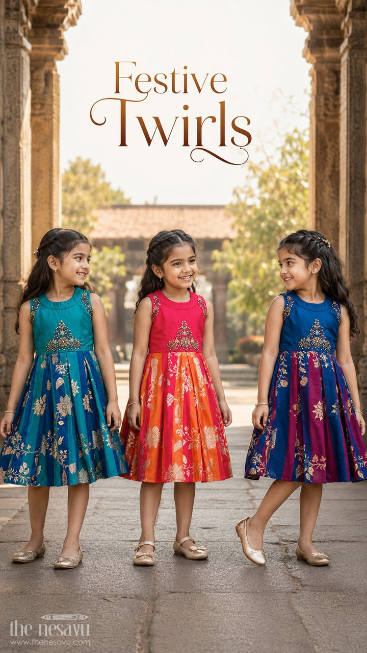 Girls Festive Lehenga Outfit for Family Functions and Photoshoots