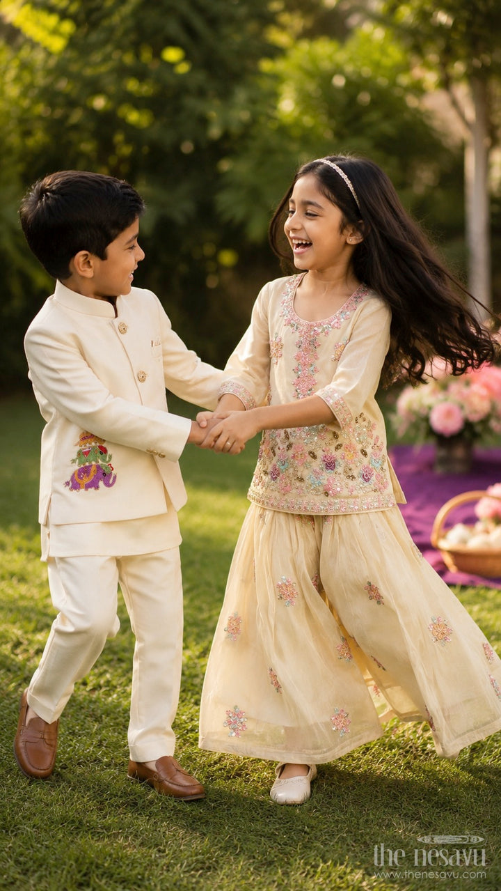 Girls Sharara Set for Diwali and Celebrations