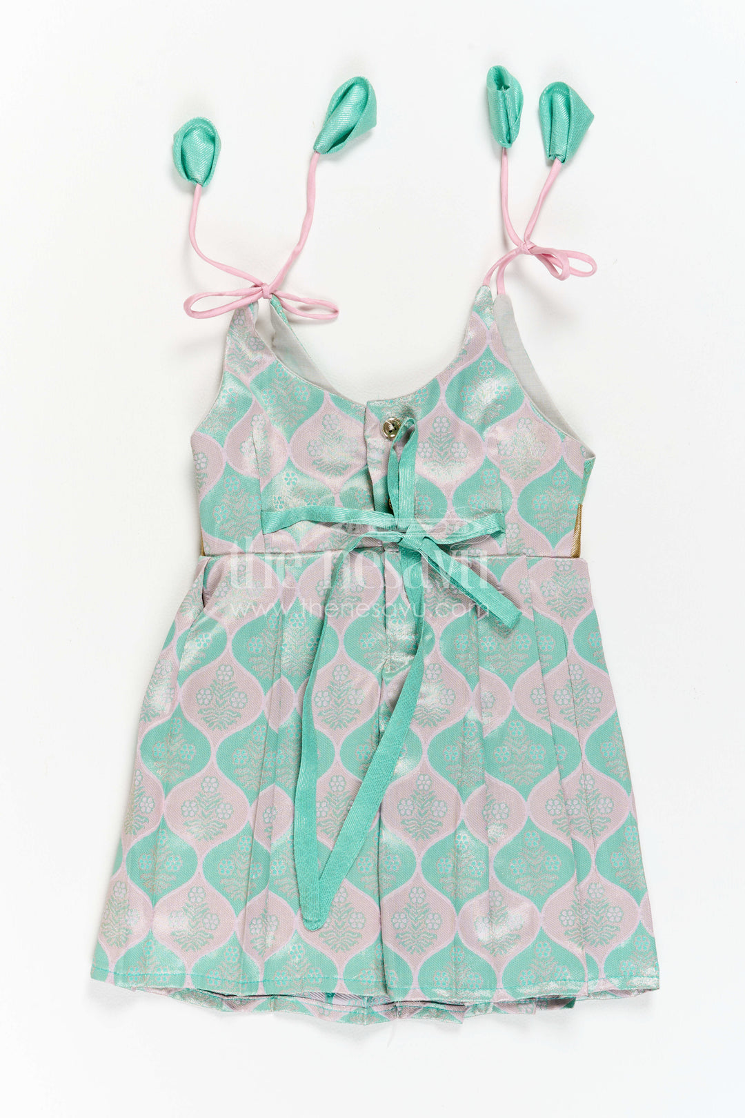 Infant Kanchi Silk Frock for Cradle Ceremony and Pooja