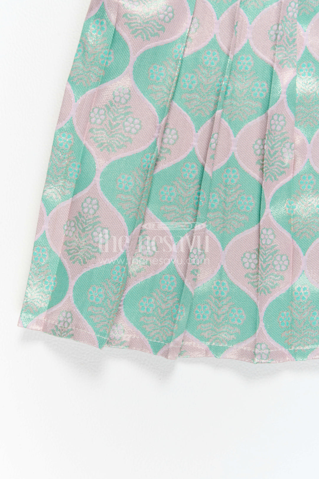 Infant Kanchi Silk Frock for Cradle Ceremony and Pooja