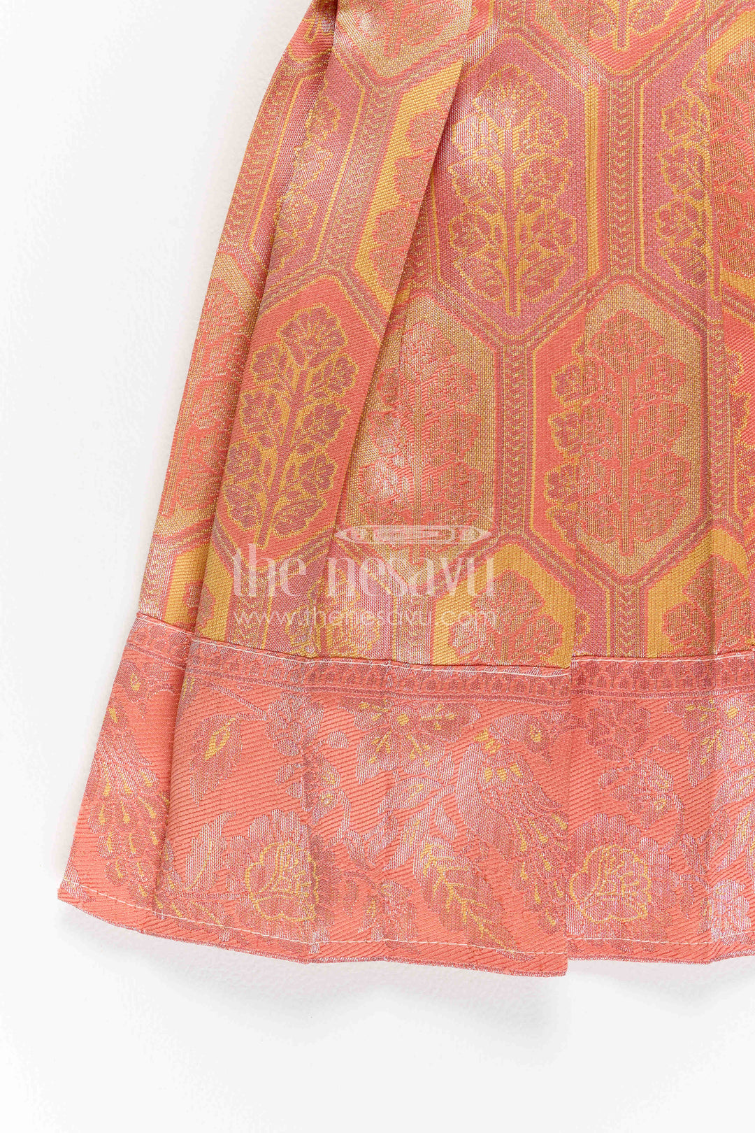 Infant Kanchi Silk Frock for Baby Shower Function