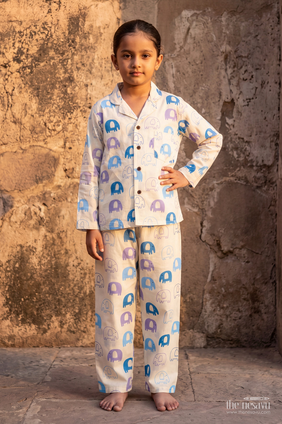Kids Cotton Night Dress for Weekend Sleepovers and Bedtime