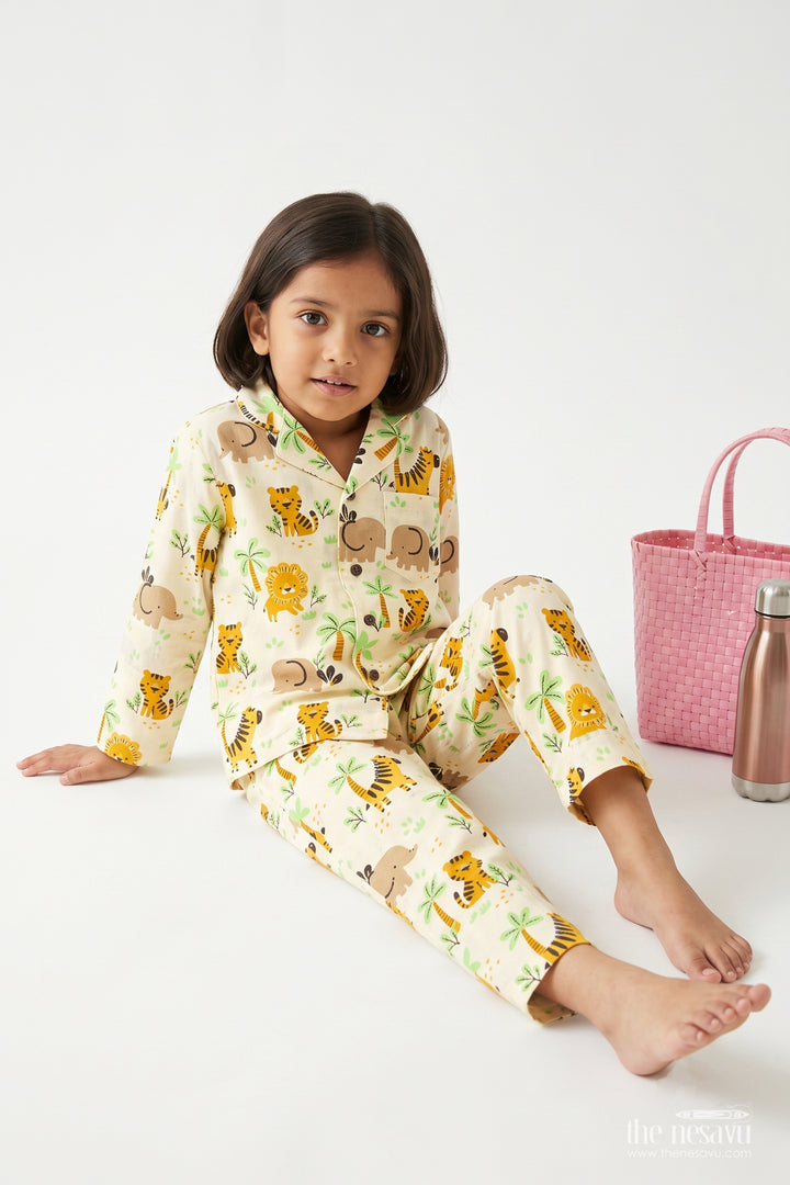 Kids Printed Cotton Nightwear for Bedtime and Travel Packing