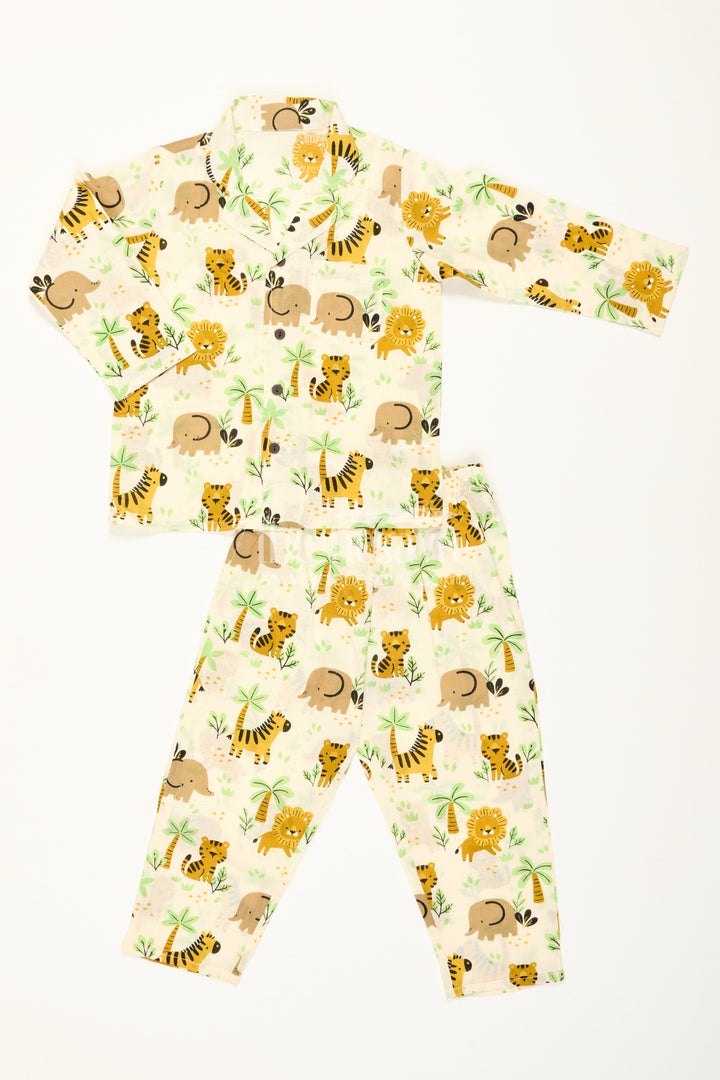 Kids Printed Cotton Nightwear for Bedtime and Travel Packing