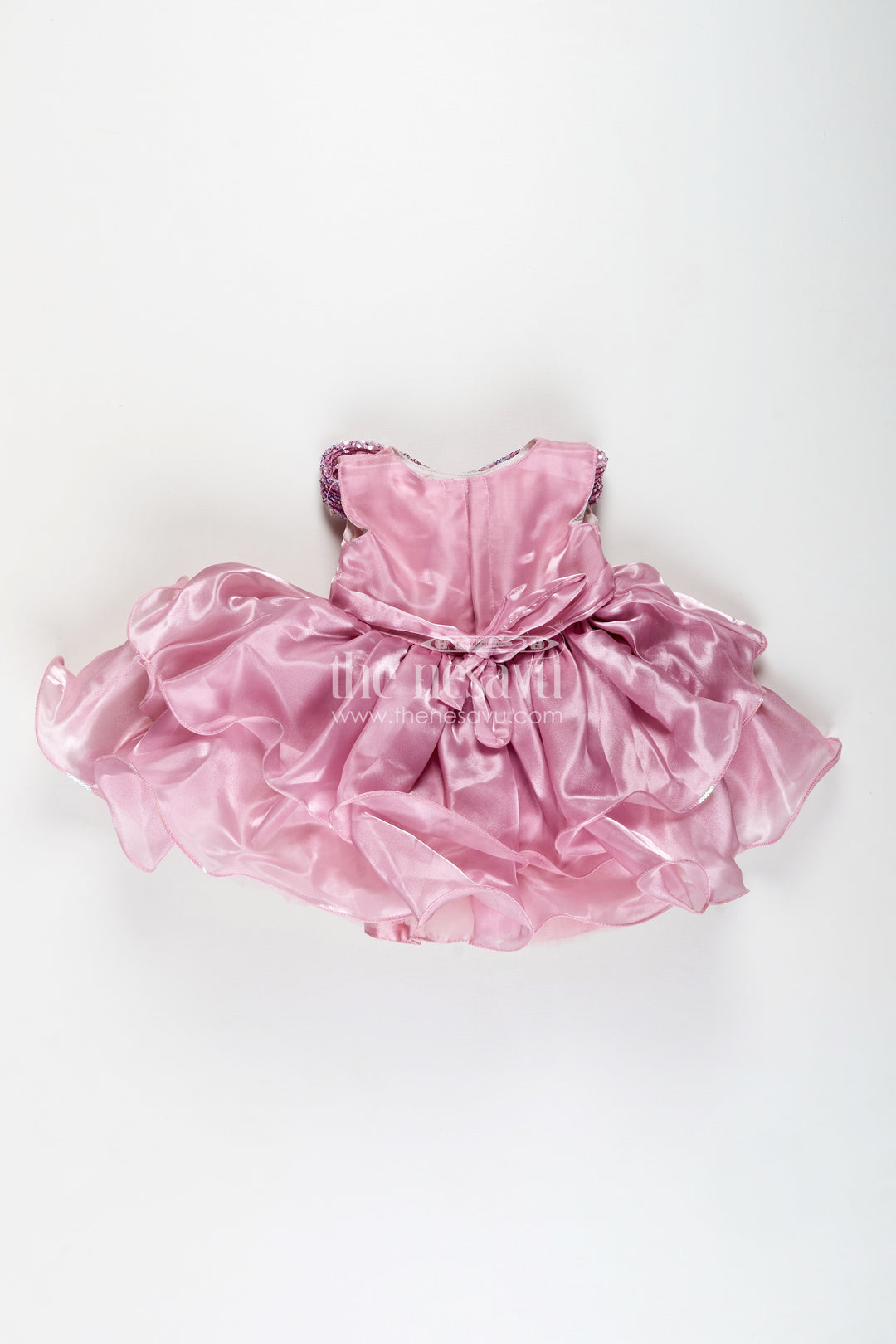 Special Occasion Baby Frock With Ruffles Perfect For Birthday Party Celebrations