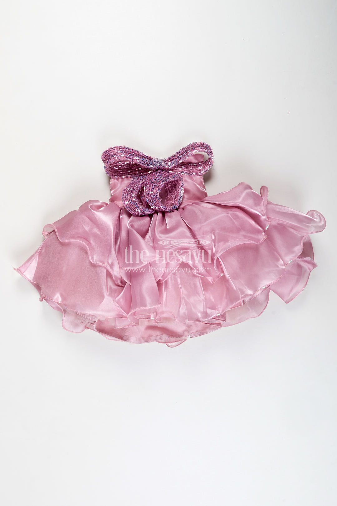Special Occasion Baby Frock With Ruffles Perfect For Birthday Party Celebrations