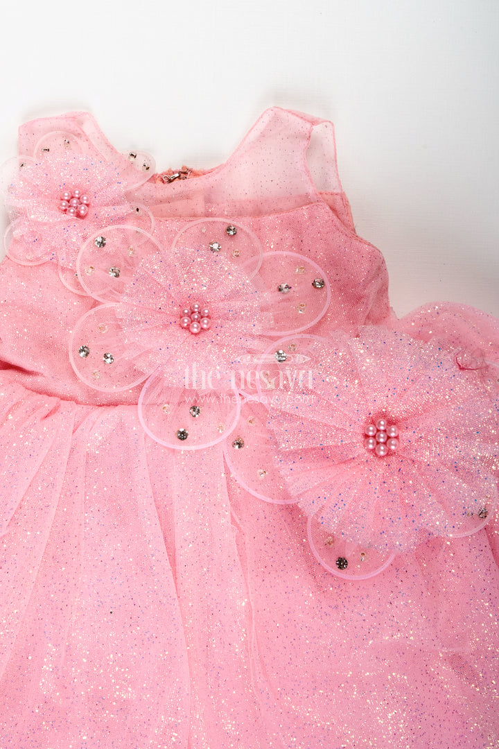 Princess Tulle Frock For Girls Party Dress With Glitter